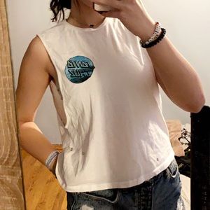 White Santa Cruz Tank Top